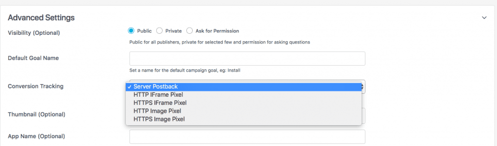 Postback, Iframe Pixel & Image Pixel