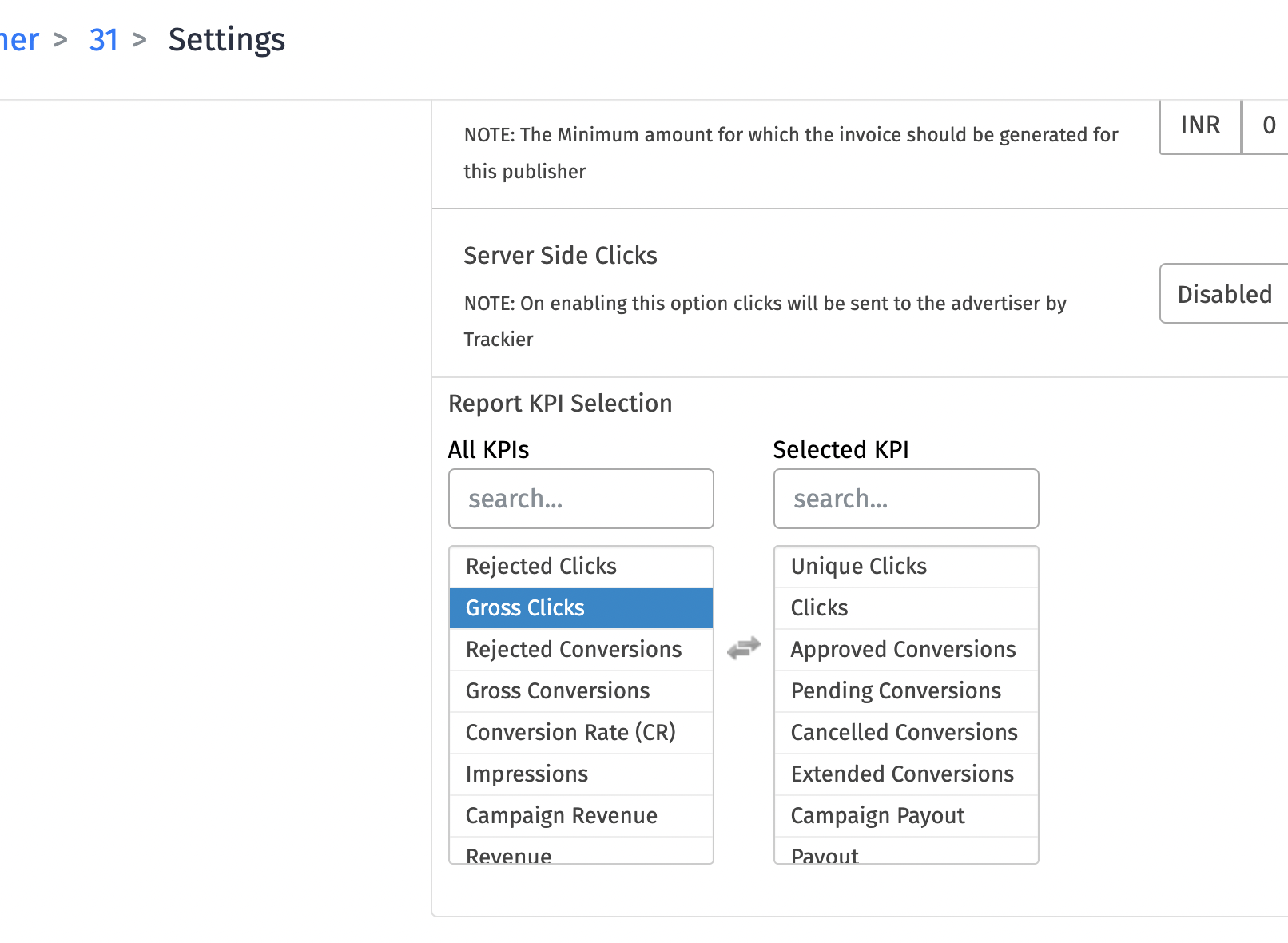 Publisher Wise Report