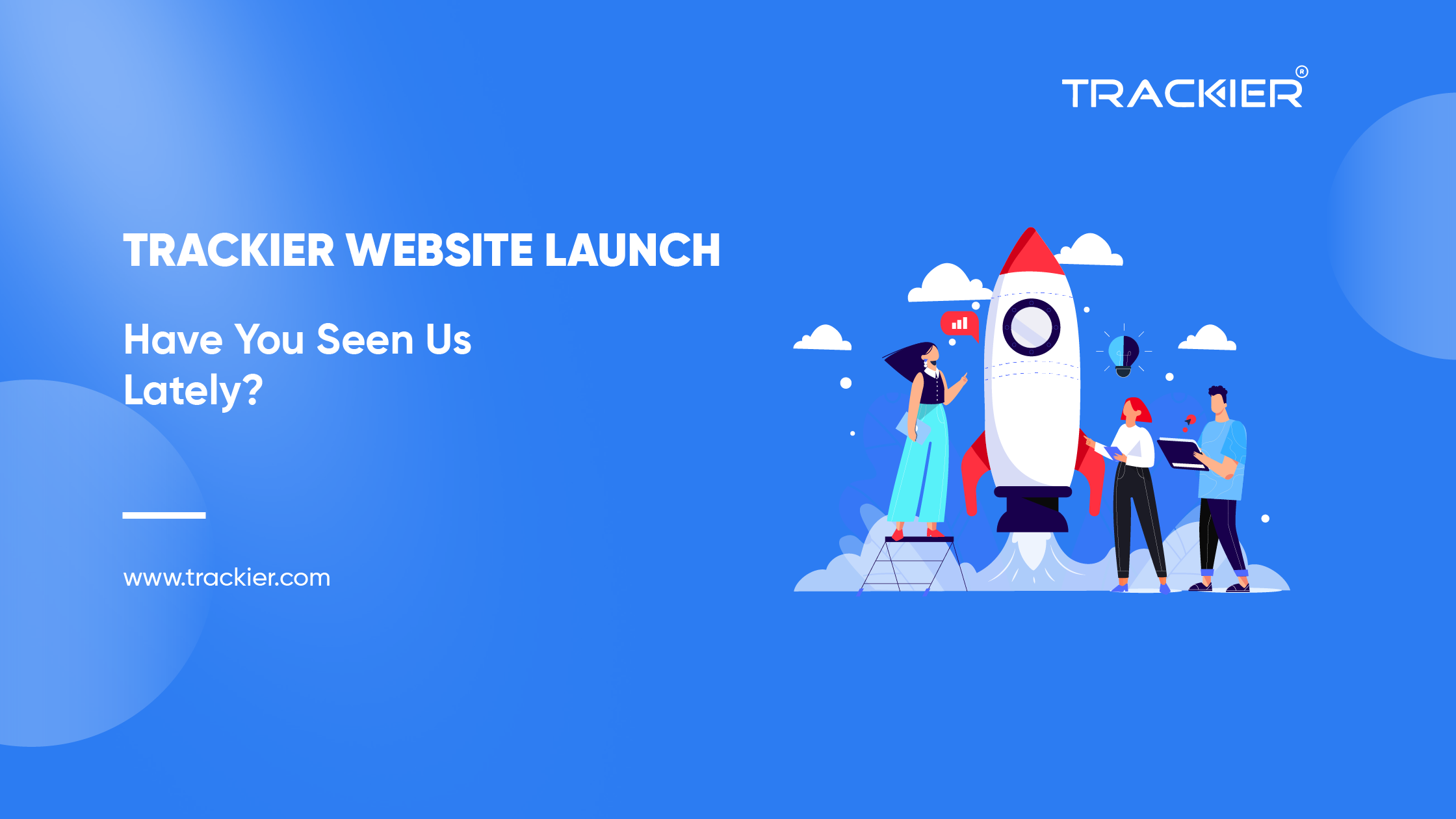 Trackier website launch