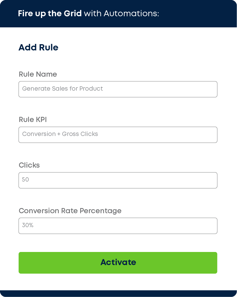 Fire up the grid with automations