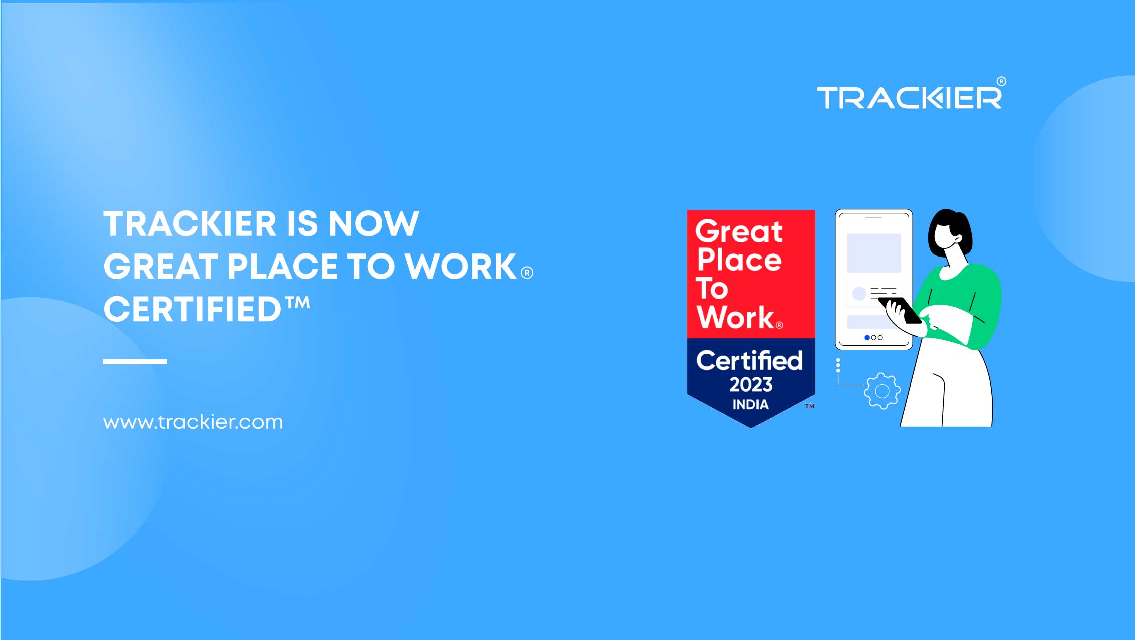 Trackier gets Great Place to Work Certification